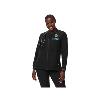 Figs Women's Bellery Bomber Scrub Jacket